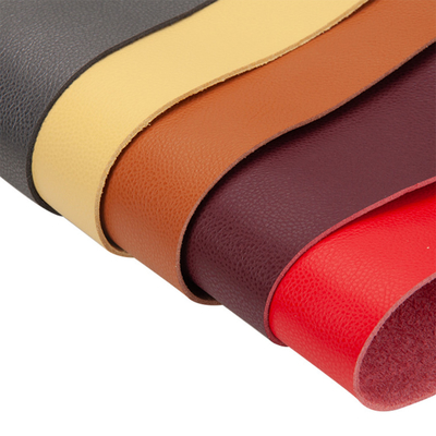tela de couro sintética artificial multicolorido macia de 0.8mm para sacos