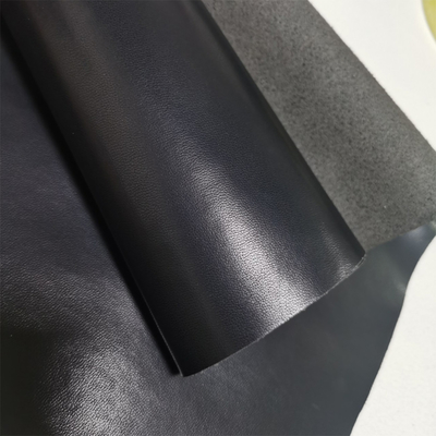 A camurça artificial preta das bolsas cobre o falso Dull Leather sintético do plutônio