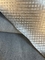 A tela de Gray Floor Pattern Silicone Leather desvanece - tridimensional resistente