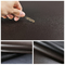 da textura de couro de Nappa da tela do silicone da largura de 125cm resistência de abrasão longa