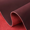O delicado de couro da pele do plutônio cobre a tela de couro do estiramento preto sintético artificial para o material da correia da bolsa