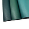 O falso de couro artificial do PVC da tela do PVC do verde de Morandi da grão transversal cobre para bancos de carro